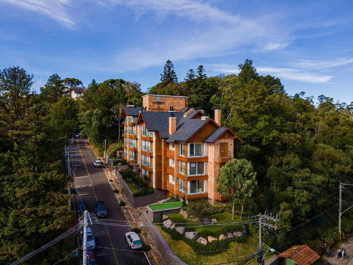 Alpes Da Montanha 203 - Ap Novo Junto Ao Centro De Gramado + Garagem Apartment Exterior foto